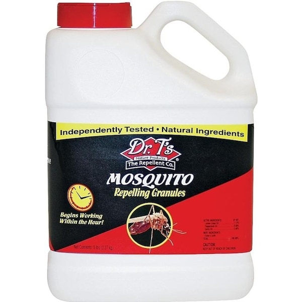 Havahart Dr T's Mosquito Repellent Granular, Solid, Citrus Mint, 5 lb